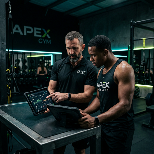 Coach explaining data